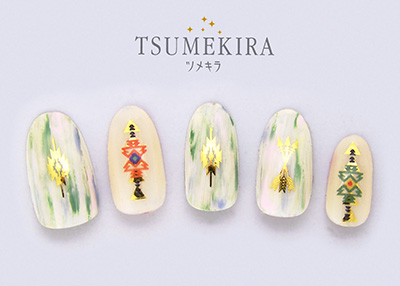 生産終了 TSUMEKIRA ネイティブ ゴールド SG-NTV-102