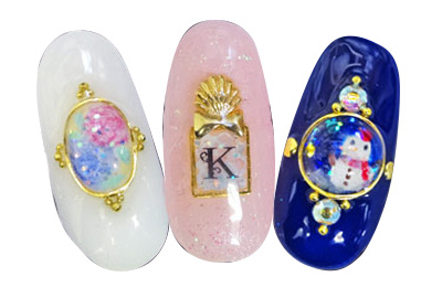 Nail Labo メタルフレーム ラウンド M