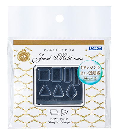 生産終了 PADICO ジュエルモールド ミニ シンプル シェイプ (M.D.A NAiL監修)