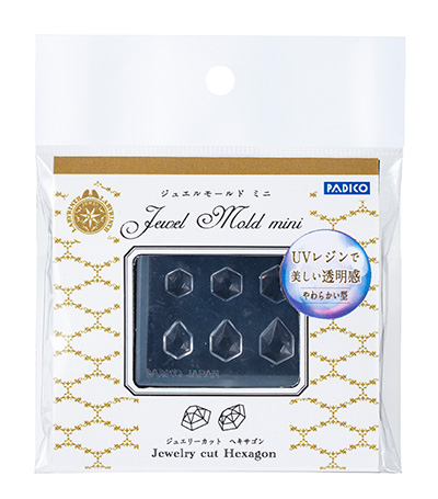 PADICO ジュエルモールド ミニ ジュエリーカットヘキサゴン (M.D.A NAiL監修)
