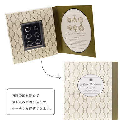 PADICO ジュエルモールド ミニ ジュエリーカットヘキサゴン (M.D.A NAiL監修)