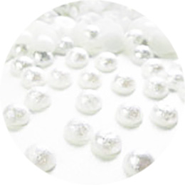 Nail Labo コットンパール ハーフ シルク 3mm