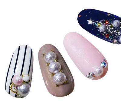 Nail Labo コットンパール ハーフ シルク 3mm