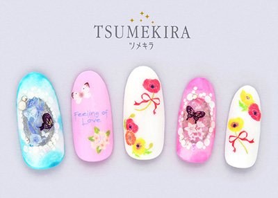生産終了 TSUMEKIRA 3月の誕生花 NI-TJK-003