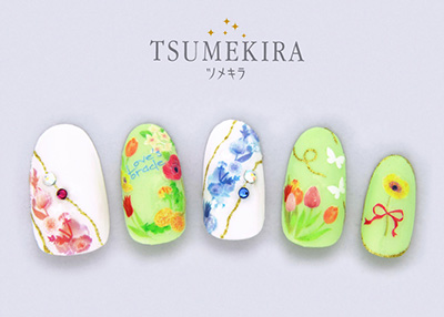 生産終了 TSUMEKIRA 3月の誕生花 NI-TJK-003
