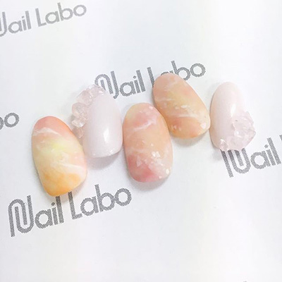 Nail Labo ナチュラルストーン トルマリンMix