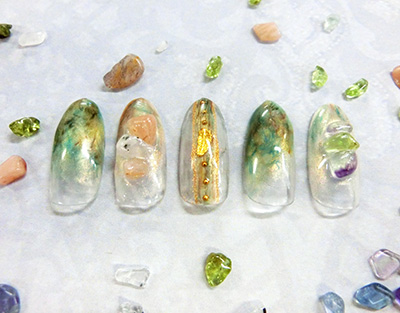 Nail Labo ナチュラルストーン ペリベットMix