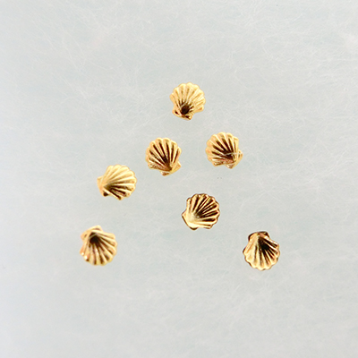 Nail Labo シェル ゴールド 2mm 100個