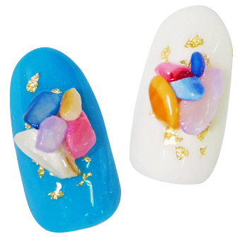 Nail Labo シェルストーン ラベンダーMix