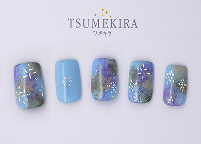 生産終了 TSUMEKIRA hokuri プロデュース2 点の群れ シルバー SG-HOK-201