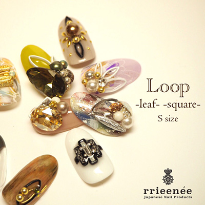 取扱終了 Bonnail RieNofuji Loop leaf S ブラック