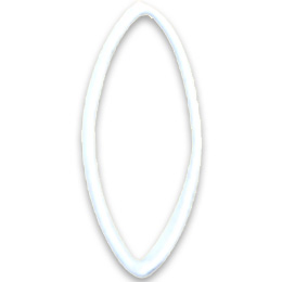 取扱終了 Bonnail RieNofuji Loop leaf M ホワイト