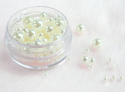 Nail Labo 球体パール アソート クリーム