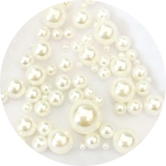 Nail Labo 球体パール アソート クリーム