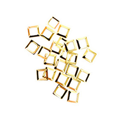 生産終了 Nail Labo メタルスタッズ フレーム スクエア ゴールド L