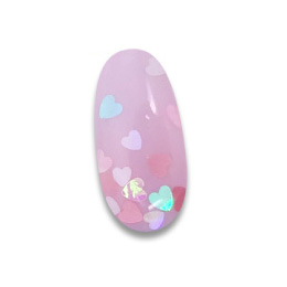 Nail Labo ミックスホロ パステルシュガー ハート | Nail Labo Online