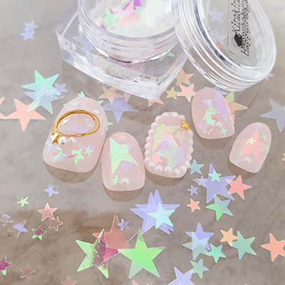 SARURU キラキラハッピーホログラム プリズム スター ホログラム