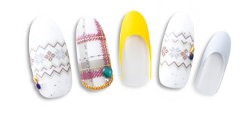 取扱終了 Sha-Nail Pro NCP-001 Nordic & Check Patterns Vivid tone