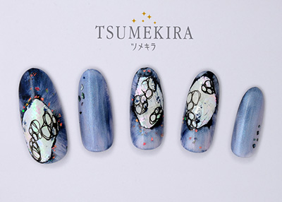 生産終了 TSUMEKIRA 藍rish プロデュース1 墨枝 (すみえ) 黒 NN