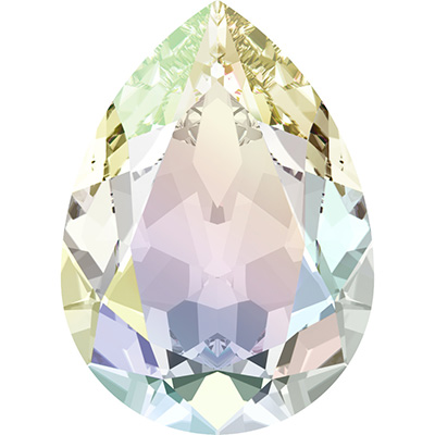 取扱終了 SWAROVSKI ELEMENTS 4320 ペアシェイプ 14×10mm クリスタルAB 2粒