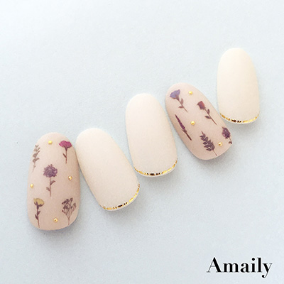 Amaily ネイルシール No.1-15 ドライフラワー | Nail Labo Online Shop