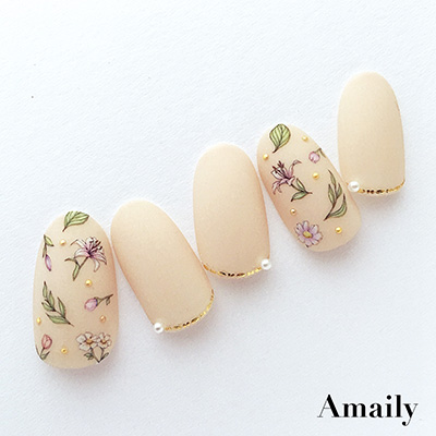 Amaily ネイルシール No.1-16 ボタニカル | Nail Labo Online Shop