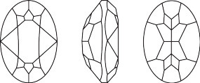 取扱終了 SWAROVSKI ELEMENTS 4120 オーバル 8×6mm ローズウォーターオパール 4粒