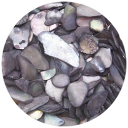 Nail Labo シェル モザイクタイル ブラック