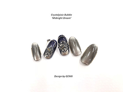 生産終了 SWAROVSKI ELEMENTS CRYSTALPIXIE BUBBLE MIDNIGHT DREAM (クリスタルピクシー バブル ミッドナイト ドリーム) 5g