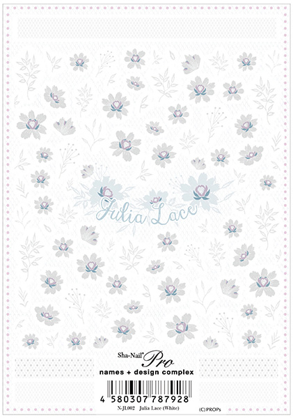 取扱終了 Sha-Nail Pro N-JL002 Julia Lace White / ジュリアレースホワイト