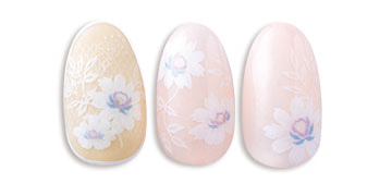 取扱終了 Sha-Nail Pro N-JL002 Julia Lace White / ジュリアレースホワイト