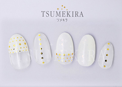 生産終了 TSUMEKIRA Dot ゴールド SG-DOT-104