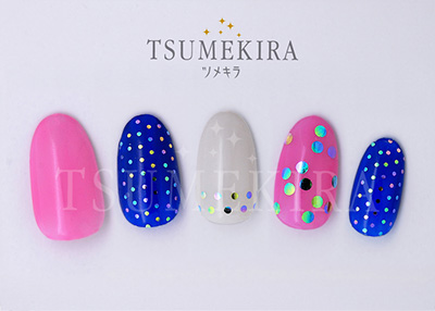 生産終了 TSUMEKIRA Dot レインボー SG-DOT-105
