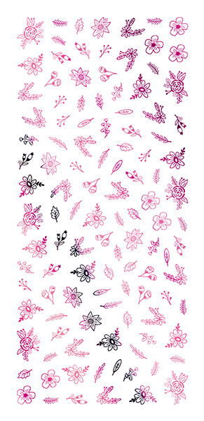 取扱終了 TSUMEKIRA VickyWu プロデュース4 Spring flower paradise 2 ピンク SG-VIW-106 (ジェル専用)