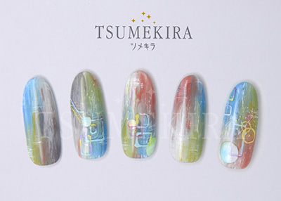 生産終了 TSUMEKIRA 陳采雍デザイン1 幾何学 NN-GEO-101