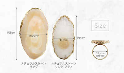 Bonnail ナチュラルストーンリング プティ エメラルド