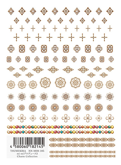 生産終了 TSUMEKIRA mi-mi プロデュース3 Charm Collection NN-MIM-105