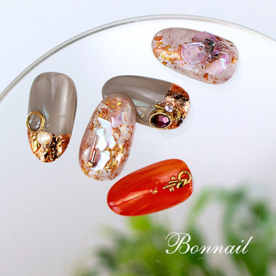 取扱終了 Bonnail BIG shell piece pink