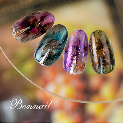 取扱終了 Bonnail ロングトライアングル クロムブラック