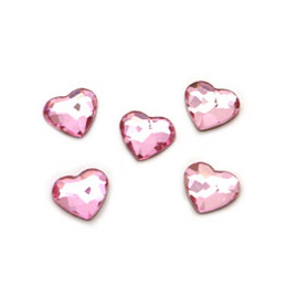 Nail Labo クリスタルストーン ハート ライトローズ