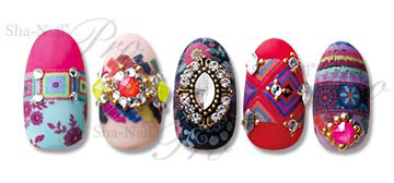 取扱終了 Sha-Nail Pro TYE-001 Tyrolean Ethnic/ チロリアンエスニック