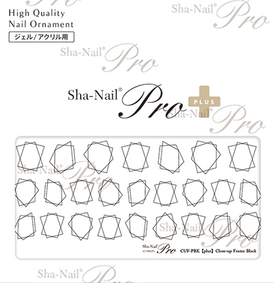 取扱終了 Sha-Nail Plus CUF-PBK Close-up Frame Black/クローズアップフレーム ブラック