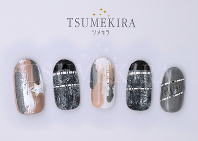 生産終了 TSUMEKIRA 点線 シルバー SG-TEN-101