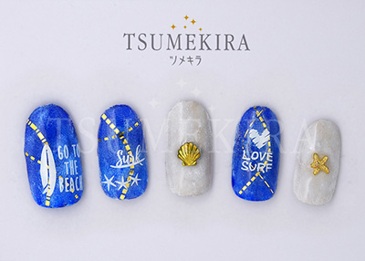 生産終了 TSUMEKIRA 点線 ゴールド SG-TEN-102