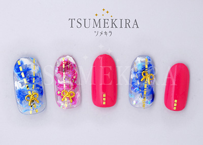 生産終了 TSUMEKIRA 点線 ゴールド SG-TEN-102