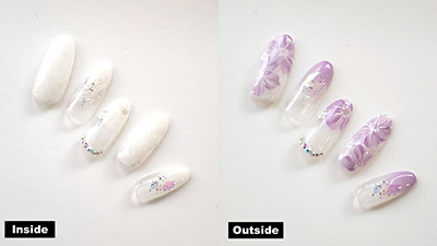 取扱終了 ROYAL BEACH カラーチェンジジェルネイル No.1 NUDE BEIGE⇔SWEET PINK