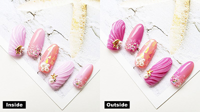取扱終了 ROYAL BEACH カラーチェンジジェルネイル No.1 NUDE BEIGE⇔SWEET PINK