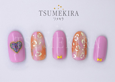 生産終了 TSUMEKIRA レオパード ホワイトゴールド SG-LEO-102