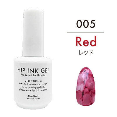 KiraNail HIP INK GEL Red (レッド)