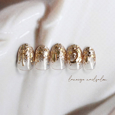 Bonnail rrieenee クレセントムーン ゴールド